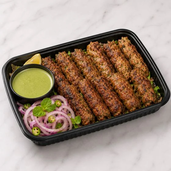 Lamb Seekh Kebab Platter (Sharing)