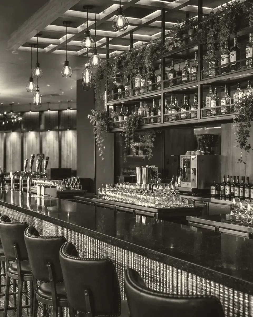 The bar at PEN & INC
