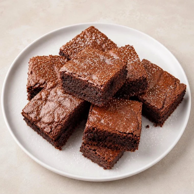 Warm Almond Brownie